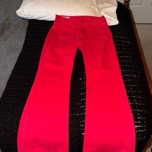 GAP Bright Red Flare Women's Jeans